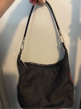 Vintage Denim Gucci handbag.